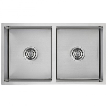 NEW CORA DOUBLE BOWLS ABOVE / UNDERMOUNT SINK - PR4034ND-A