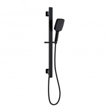SETO HAND SHOWER ON RAIL WITH WATER INLET BLACK - HPA66-301D-B