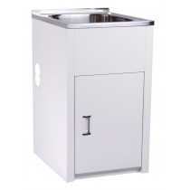35L COMPACT LAUNDRY TUB & CABINET WITH SIDE HOLE- YH235L-H